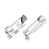304 Stainless Steel Brooch Pin Back Safety Catch Bar Pins STAS-S117-021A-4