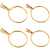 4Pcs 2 Styles 304 Stainless Steel Finger Ring Components DIY-BBC0003-13-7