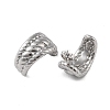 304 Stainless Steel Earrings EJEW-O004-18P-1