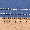 PVD Vacuum Plating 304 Stainless Steel Satellite Chain Necklaces X-MAK-L015-41S-3