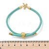 Adjustable Nylon Cord Bracelets X-BJEW-C096-01G-25-5