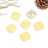 Korean Version Fabric Flat Square Cabochons PW-WGC8BD2-05-1