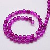 Natural Agate Beads Strands X-G-G583-6mm-07-2