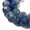 Natural Blue Aventurine Beads Strands G-C150-B05-01-3