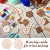 24Pcs Wood Tool for Knitting Loom Accessories TOOL-GA0001-90C-01-5