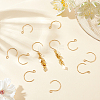50Pcs Ion Plating(IP) 304 Stainless Steel Earring Hooks STAS-UN0058-52-2