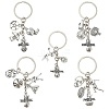 5Pcs Alloy Keychain KEYC-CJ00006-1