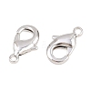 Brass Lobster Claw Clasps KK-S314-42P-2