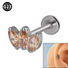 G23 Titanium Cartilage Earrings WGC4C46-20-1