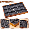 Cuboid Wood Jewelry Display Trays ODIS-WH0050-09B-4