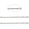 304 Stainless Steel Rectangle Link Chains CHS-G025-11P-2