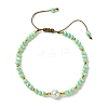 Glass Beads Beaded Bracelets BJEW-JB11454-01-2