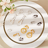 36Pcs Brass Clip-on Earring Findings KK-PH0021-01M-5