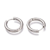 201 Stainless Steel Huggie Hoop Earrings EJEW-O095-05-04-2