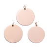 Ion Plating(IP) 304 Stainless Steel Pendants LS-STAS-I311-06RG-2