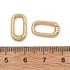 SHEGRACE Brass Spring Gate Rings XGRQ58095-756G-3
