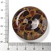 Synthetic Gold Clinquant Stone Pendants G-P549-03B-3