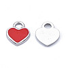 201 Stainless Steel Charms STAS-S080-045P-06-NR-2