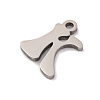 Non-Tarnish 201 Stainless Steel Charms STAS-U016-01P-K-2