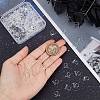 SOFPLATE 200Pcs Plastic Clip-on Earring Findings FIND-SP0001-07-3