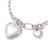 316 Stainless Steel Locket Charms Bracelets BJEW-JB13180-3