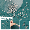 Unicraftale 304 Stainless Steel Open Jump Rings STAS-UN0003-08-5