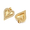 Brass Micro Pave Cubic Zirconia Pendants KK-C132-03D-G-2