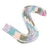 Gradient Color Natural White Jade Beads Strands X-G-NH0053-A01-01-2