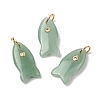 Natural Green Aventurine Pendants X-G-A297-01G-07-1
