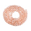 Electroplate Glass Beads Strands EGLA-A044-T3mm-A21-3