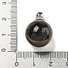 Natural Tiger Eye Perfume Bottle Pendants G-K338-22P-07-3