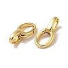 Brass Spring Gate Rings KK-J301-04G-3