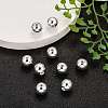Plating Plastic Acrylic Round Beads PACR-L003-10mm-S-6