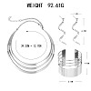 Alloy Pendant Necklaces & Stud Dangle Earrings & Cuff Bangles Sets FS-WG2E0CA-01-3