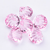 Transparent Acrylic Pendants X-TACR-Q260-C-V03-1