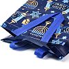 Hanukkah Theme Non-Woven Reusable Folding Gift Bags with Handle ABAG-NH0001-01A-3