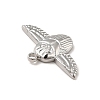 Non-Tarnish 304 Stainless Steel Pendants STAS-I197-007P-4