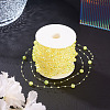 Acrylic Round Beaded Link Chains DIY-MB0007-001F-5