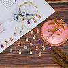 32Pcs 8 Colors Alloy Enamel Pendants FIND-SZ0003-36-6