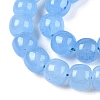 Dyed Natural White Jade Beads Strands G-T138-S11-3