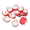Christmas Opaque Resin Cabochons RESI-K030-03-3