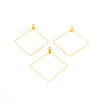 Stainless Steel Wire Pendants STAS-TAC0002-36G-2