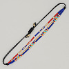 Bohemian Glass Seed Bead Double Layers Bracelets LS-TJ8645-2-1