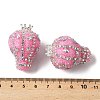 Crown Hot Air Balloon Acrylic Rhinestone Beads OACR-S048-03B-3