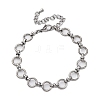 304 Stainless Steel Ring Link Chain Bracelets for Men Women BJEW-G725-10P-4