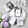 12Pcs 2 Colors Cardboard Paper Jewelry Set Boxes CBOX-FS0001-03-8