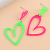 Fashionable Stainless Steel Acrylic Dangle Stud Earrings FS-WGAB06E-10-1