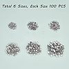 Unicraftale 600Pcs 6 Styles 304 Stainless Steel Sew on Prong Settings STAS-UN0020-77P-4