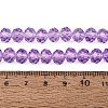 Baking Paint Glass Beads Strands EGLA-Q120-B-B01-4