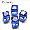 Imitation Austrian Crystal Beads SWAR-F074-6x6mm-13-1